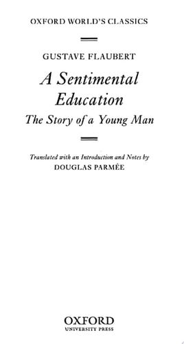 A Sentimental Education