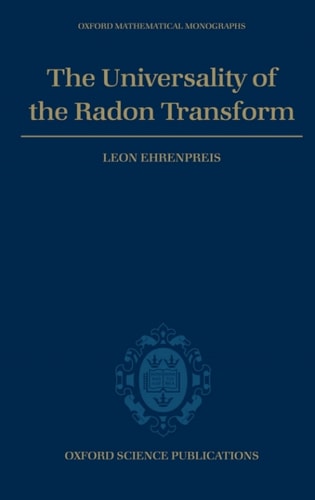 The Universality of the Radon Transform