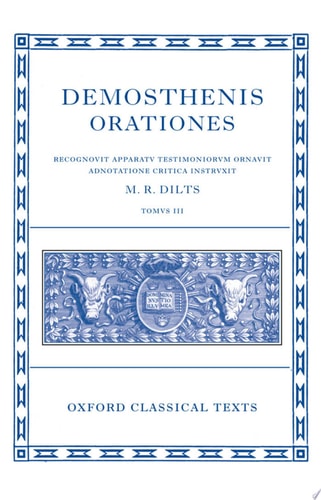 Demosthenis Orationes III: Volume III