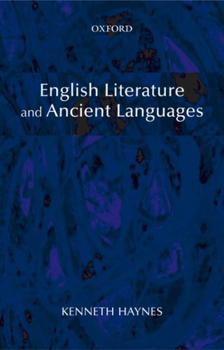 English Literature and Ancient Languages