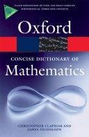 Concise Oxford Dictionary of Mathematics