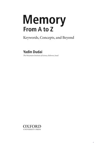 Memory from A to Z
