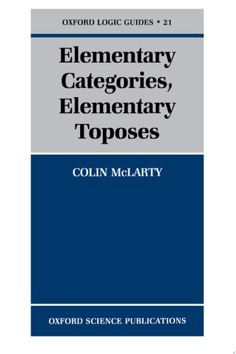 Elementary Categories, Elementary Toposes