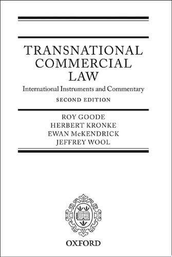 Transnational Commercial Law: International Instruments and Commentary