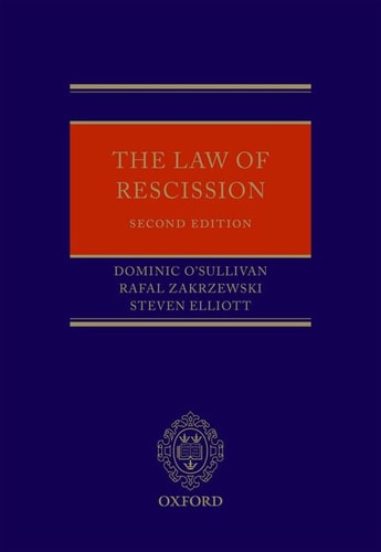 The Law of Rescission