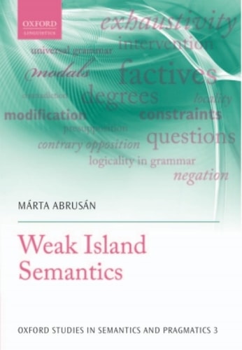 Weak Island Semantics