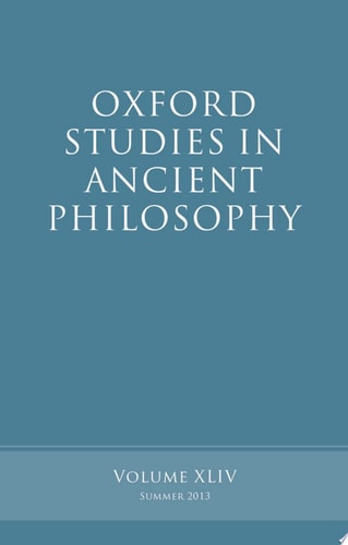 Oxford Studies in Ancient Philosophy: Volume 44
