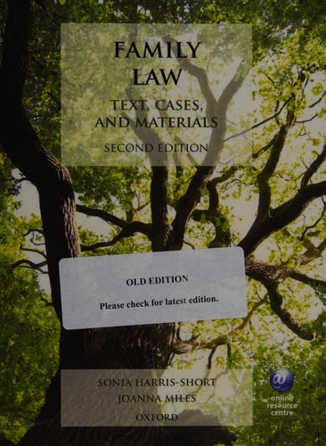 Family Law: Text, Cases, and Materials