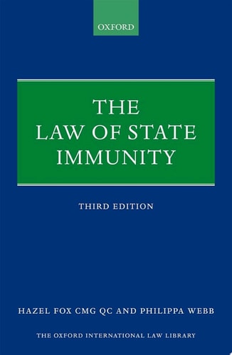 The Law of State Immunity
