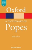 A Dictionary of Popes