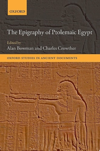 The Epigraphy of Ptolemaic Egypt
