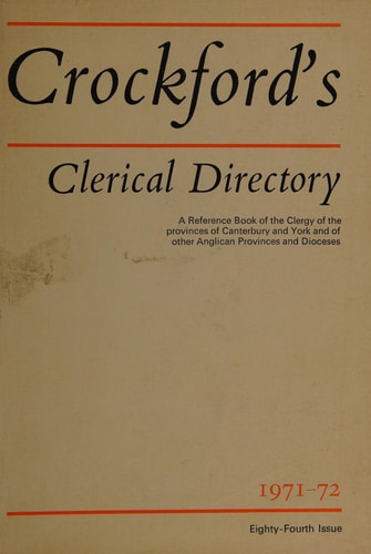 Crockford's Clerical Directory