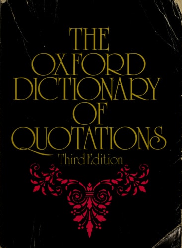 Oxford Dictionary of Quotations