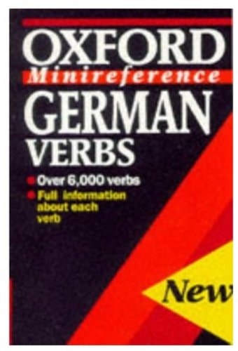 German Verbs: Oxford Minireference