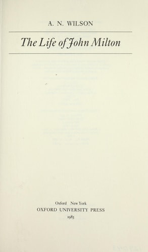 The Life of John Milton