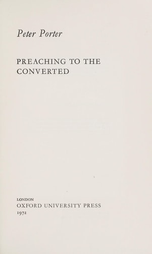 Preaching to the Converted