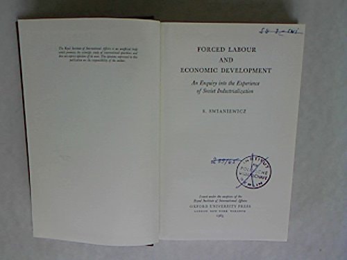 Forced Labour and Economic Development