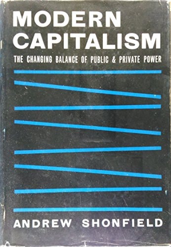 Modern Capitalism: The Changing Balance of Public and Private Power