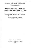 Economic Reform in East German Industry