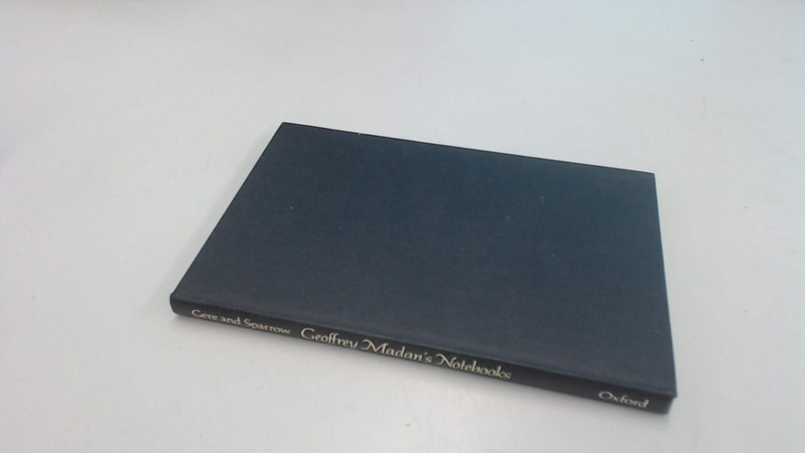 Geoffrey Madan's Notebooks
