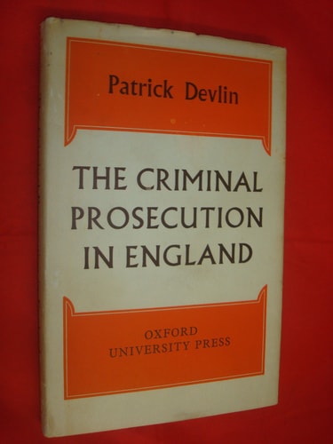 The Criminal Prosecution in England