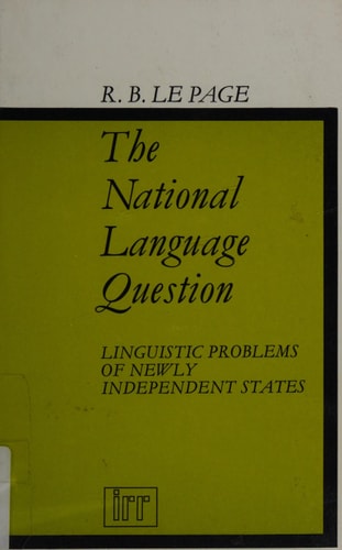 The National Language Question