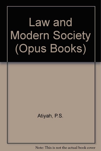 Law and Modern Society
