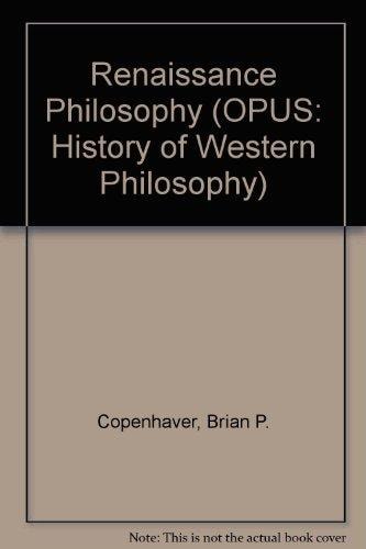 Renaissance Philosophy