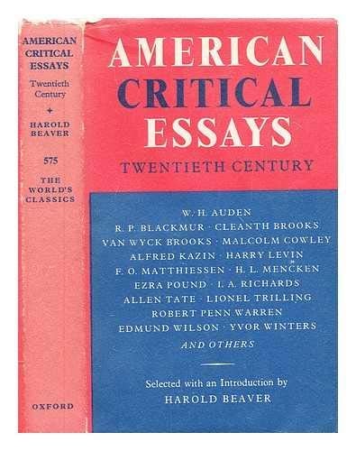 American Critical Essays