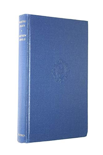 Matthew Arnold: Selected Essays
