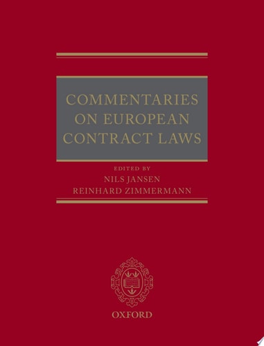 Commentaries on European Contract Laws