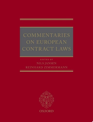 Commentaries on European Contract Laws