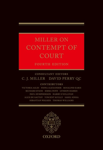 Miller on Contempt of Court