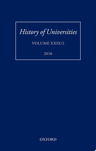 History of Universities: Volume XXIX/2