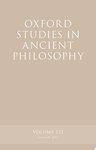 Oxford Studies in Ancient Philosophy