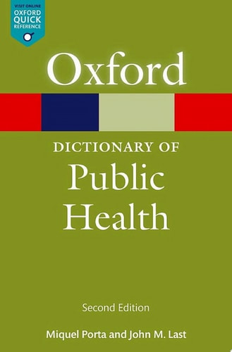 A Dictionary of Public Health