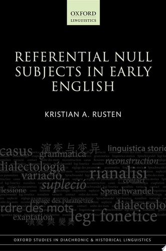 Referential Null Subjects in Early English