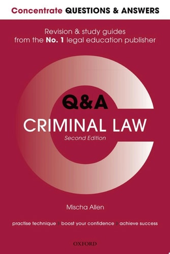 Concentrate Q&A: Criminal Law