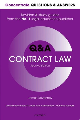 Concentrate Questions and Answers: Contract Law
