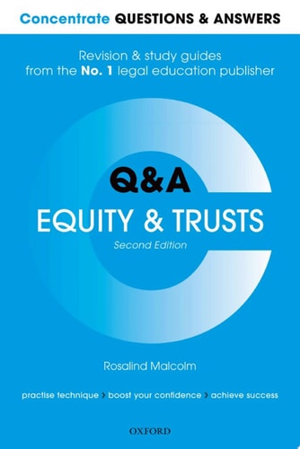 Concentrate Questions and Answers: Equity and Trusts