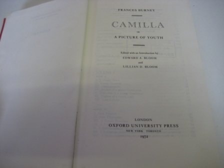 Camilla: Or, A Picture of Youth