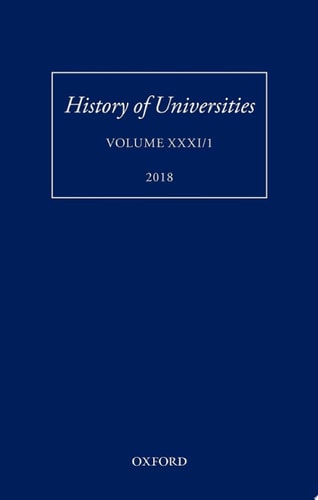 History of Universities: Volume XXXI / 1