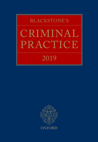Blackstone's Criminal Practice