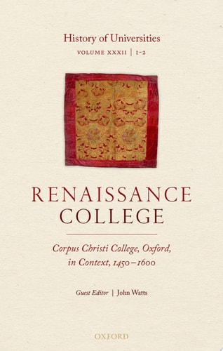 History of Universities: Volume XXXII / 1-2