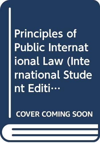 Principles of Public International Law