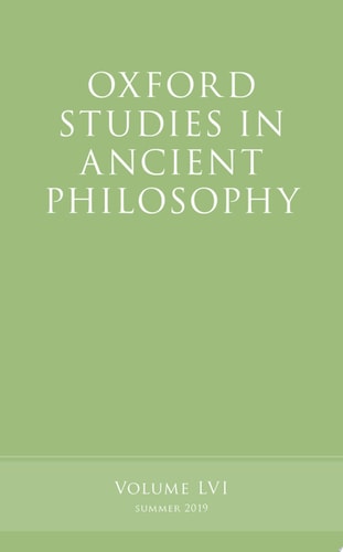 Oxford Studies in Ancient Philosophy: Volume LVI