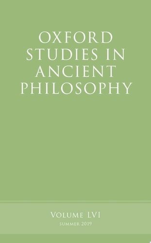 Oxford Studies in Ancient Philosophy: Volume 56