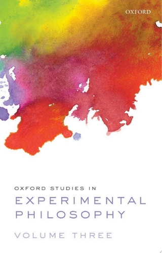 Oxford Studies in Experimental Philosophy: Volume 3