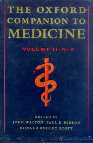 The Oxford Companion to Medicine