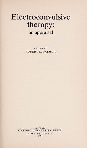 Electroconvulsive Therapy: An Appraisal